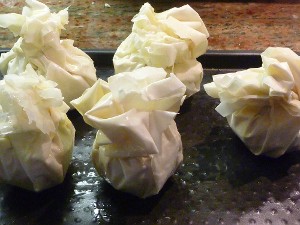 Ready for the oven